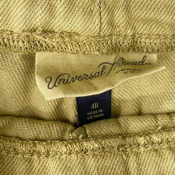 Universal Thread Tribeca Green Drawstring Jean Wide leg Pants SZ 4R - Picture 9 of 9